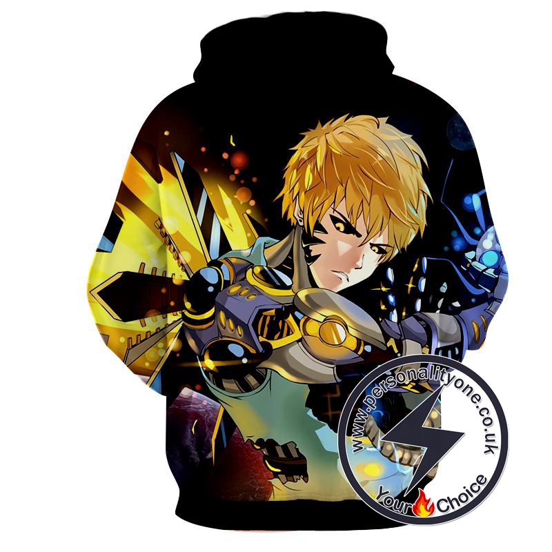 One Punch Man - Genos 3D - Hoodies